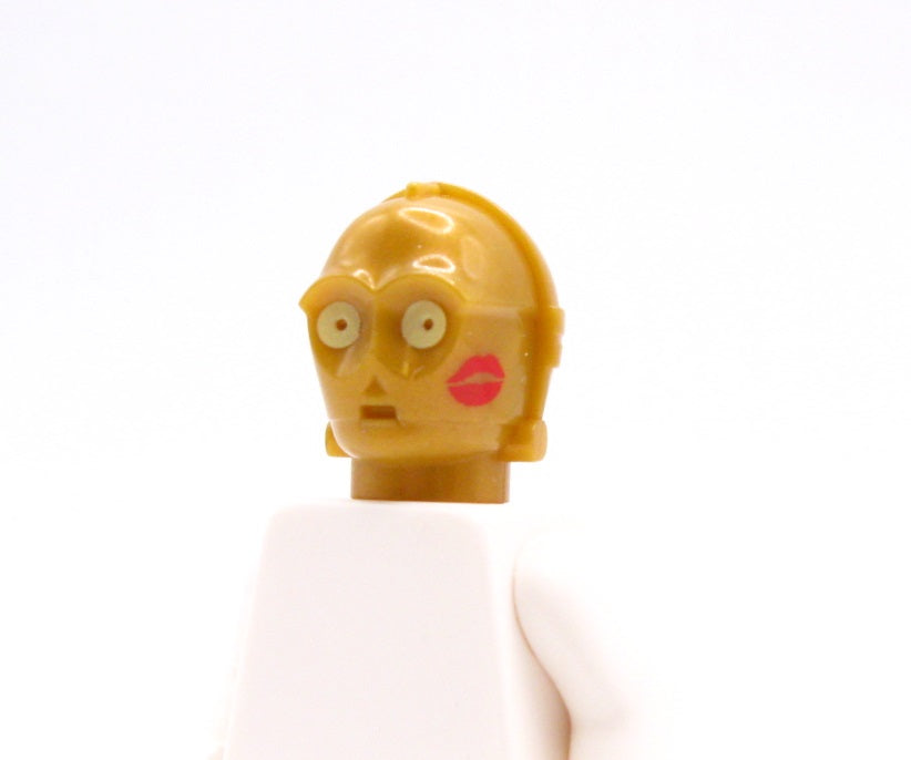 Droid head with Kiss